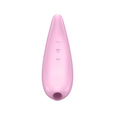 Curvy 3+ Rosa. Succionador y vibrador de clitoris recargable con APP