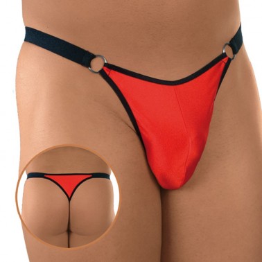 Tanga Sexy Rojo Negro mod 4432