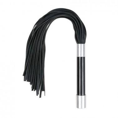 Látigo Flogger con acabados de Metal 44cm